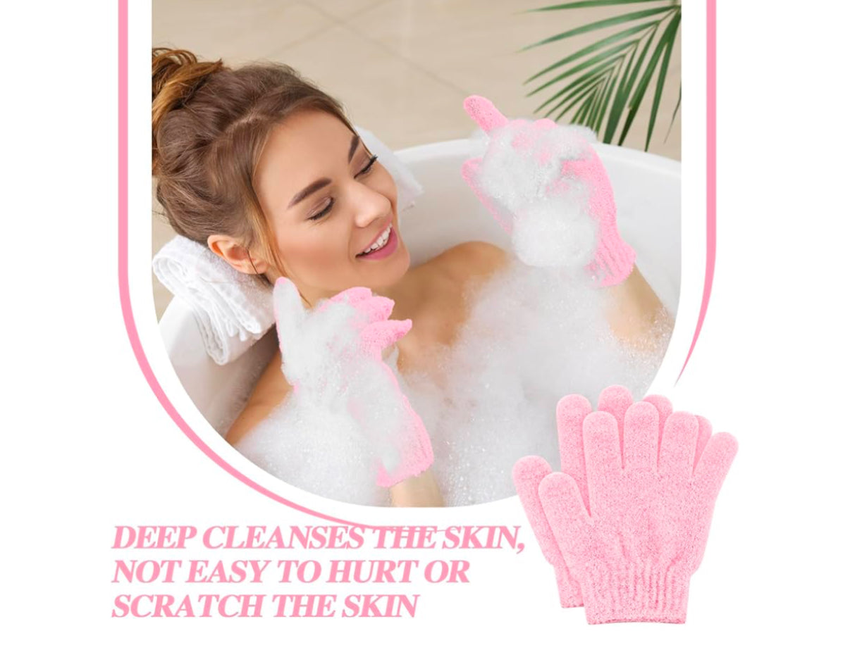 Pair Exfoliating Gloves Double Sided