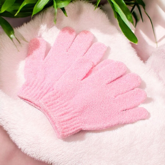 Pair Exfoliating Gloves Double Sided