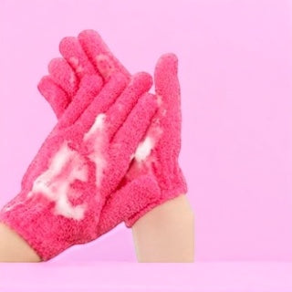 Pair Exfoliating Gloves Double Sided