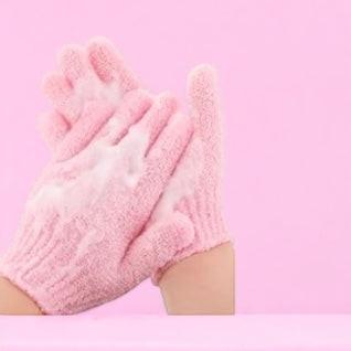 Pair Exfoliating Gloves Double Sided