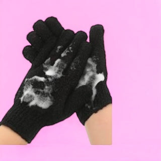 Pair Exfoliating Gloves Double Sided